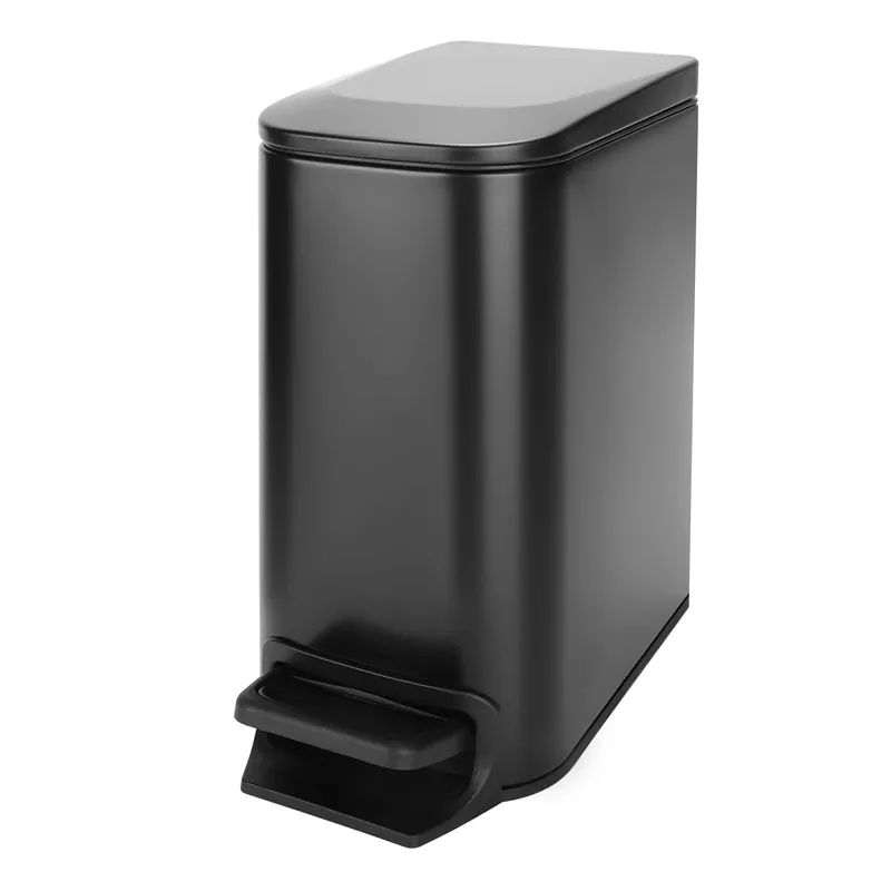 Stainless Steel Garbage Can with Removable Inner Bucket