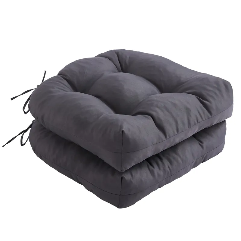 IPYNBAP Outdoor Chair Cushions Set of 2, Patio Chair Cushions with Ties,19x19+5
