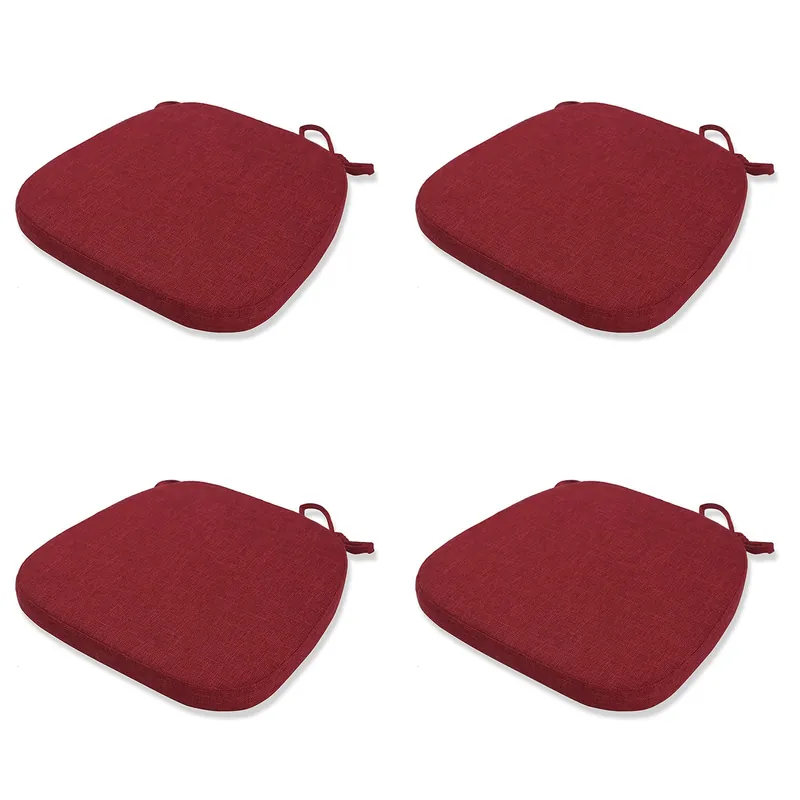 KGPLOME Chair Cushion with Ties for Dining Chairs - Memory Foam Non Slip Kitchen Chair