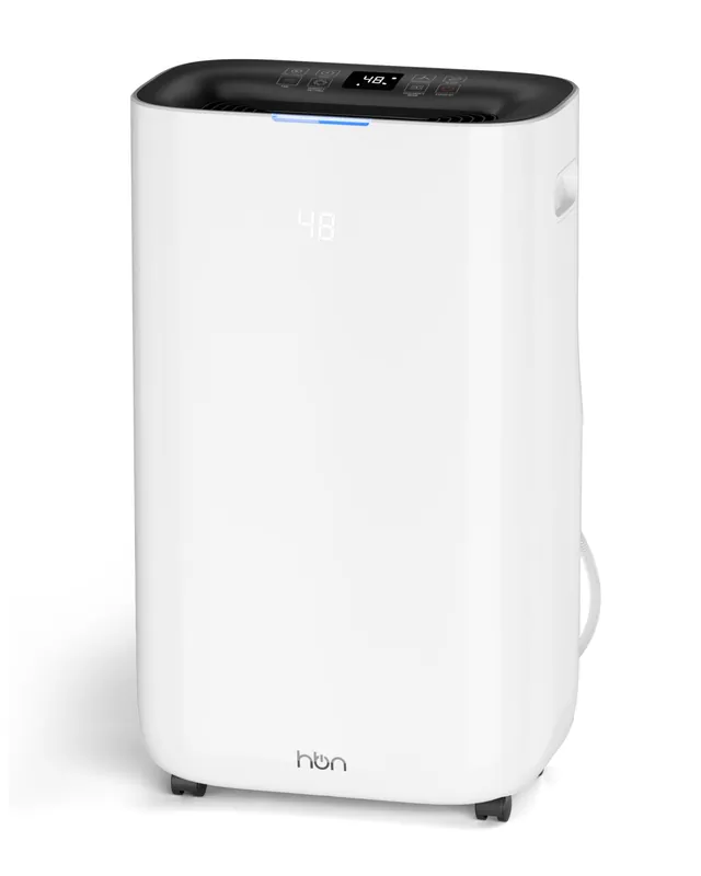4500 Sq.Ft Dehumidifier for Basement and Large Rooms Max 80 Pint/Day Dehumidifiers with Drain Hose Smart Humidity Control 1.71Gallon Water Tank 24h Timer for Home, Bedroom, RV, Bathroom,