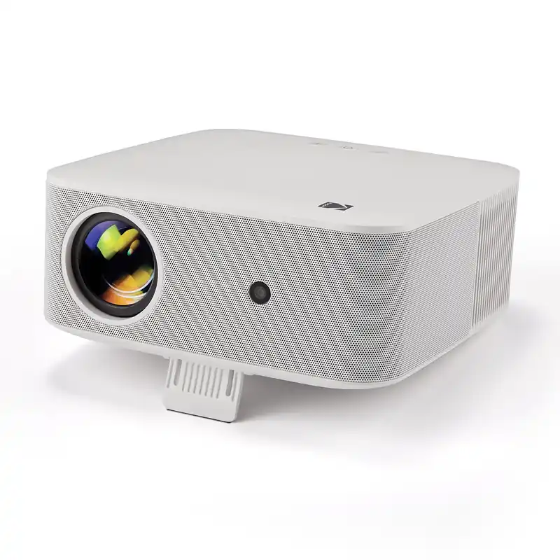 Kodak Flik X20 1080p Smart Projector, Google TV Dongle Built-In 300 ANSI Lumens LED Auto Focus & Keystone HDMI & USB Wi-Fi , Bluetooth 5.0 HDR10, 4K Decode Portable Home Theater (White)