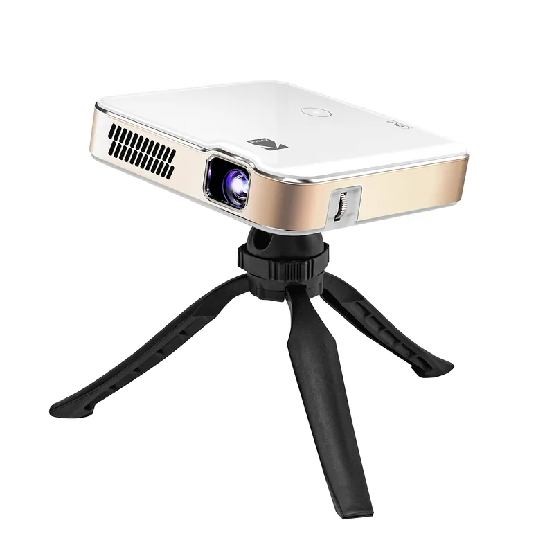 Kodak Luma 400 Portable HD Smart Projector Kit with Wi-Fi, Bluetooth, HDMI & USB Inputs – 150 ANSI Lumens & Viewing up to 150” – Includes Tripod, Case, & 80” Screen