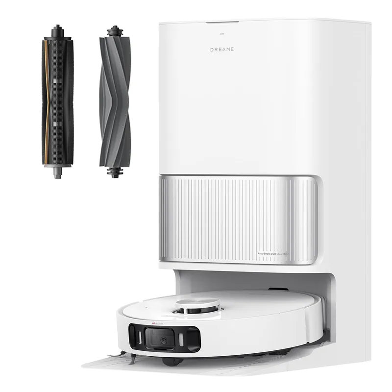DREAME L40s Ultra AE Robot Vacuum and Mop Combo, 19,000Pa Suction, Self Emptying Dust Box, Flexible Mop & 167℉ Self Cleaning Washboard, Diverse Brush Selection, All-in-One Station, Auto Refill