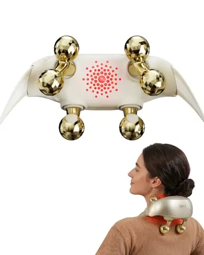SKG H7 Ultra E Neck Massager for Pain Relief Deep Tissue Shiatsu Cordless Neck and Shoulder Massger with Heat Valentine Gifts for Men Women Dad Mom Grandpa