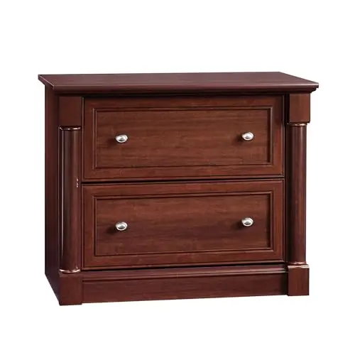 Sauder Palladia File Cabinet with 2 Drawers, Safety Mechanism
