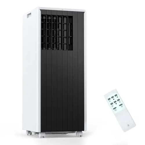 3 in-1 Portable A3 in-1 Portable Air Conditioner - 8,000 BTU for Rooms Up to 350 Sq.Ir Conditioner - 8,000 BTU for Rooms Up to 350 Sq.Ft, Cooling & Fan Modes, 24-Hour Timer, Sleep Mode, Remote Control