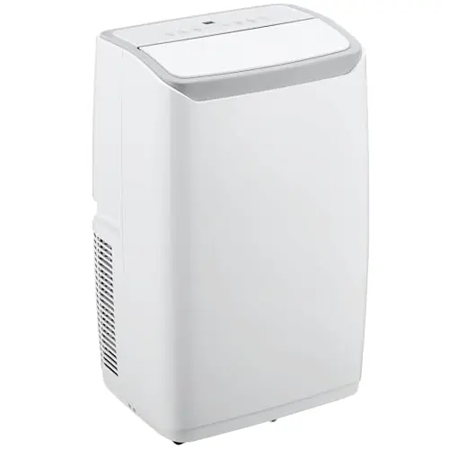 Portable Air Conditioners, 12000 BTU Portable AC for Rooms Up to 550 Sq.Ft. 3-In-1 AC with Fast Cooling, Dehumidifier & Three Speed Fan, 24H Timer/Remote Control/Ultra Quiet for Bedroom, White