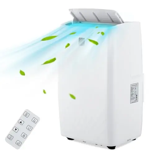 Portable Air Conditioners, 14000 BTU Air Conditioner for 750 Sq. Ft, Dehumidifying & Fan, Quiet Operation and Easy Mobility, Remote Control for Home & Office