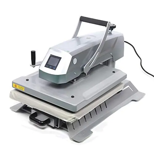 Heat Press Machine Swing Away T Shirt Pressing Machine Auto Open Clamshell Base Heat Press Transfer T-Shirt