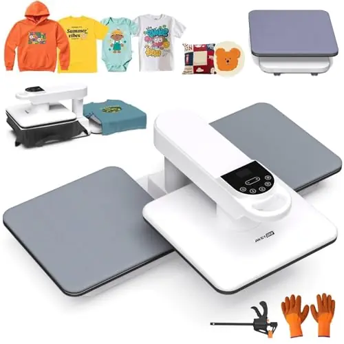 Digital Heat Transfer Sublimation Printer Press Industrial-Quality Power Shirt Press for Home Crafters and Beginners Visit the AKEYDIY Store