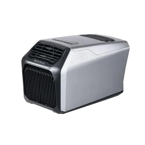 BAYKUL Portable Tent Air Conditioners,6800/7500 BTU Cooling&Heating 5-in-1 Portable Air Conditioner,Compact Design for Indoor & Outdoor Use for Picnics,Truck,RV,Van Parking Cooling