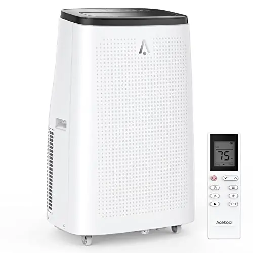 14000 BTU Portable Air Conditioners With Remote Control,Floor Air Conditioner Cooling AC Unit With Fan & Dehumidifier, Cools Room Up to 700 Sq.Ft Mode,3 Speed,Auto Swing,24H Timer Air Conditioner for
