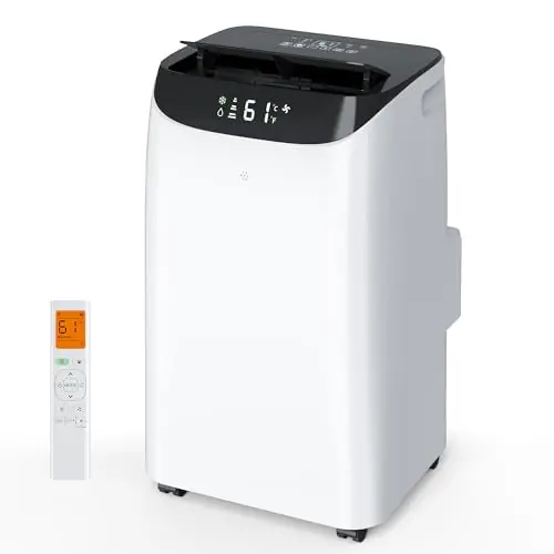 Humhold Inverter 16000BTU Portable Air Conditioners with Remote, Free Stand Cooling Portable AC Unit for Room up to 800 sq.ft, with Dehumidifier & Fan, Dual Hose, Quiet Sleep Mode(42dB), Windows Kit