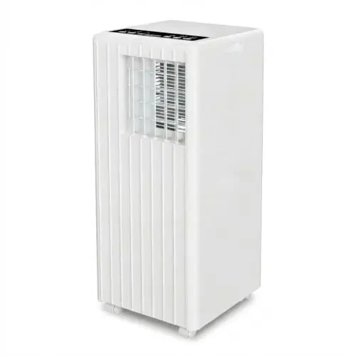 2Pcs 8,000 BTU Portable Air Conditioner, 3-in-1 AC Unit with Dehumidifier & Fan, Cools up to 350 Sq.Ft, Portable AC Unit with Remote Control & 24H Timer, Quiet Operation, Installation Kit, White
