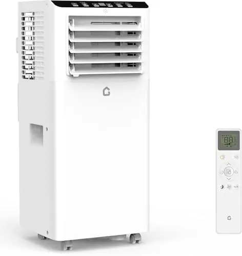 GAOMON 8000 BTU Portable Air Conditioner 2PCS, 3-in-1 AC Unit with Cool Dehumidifier Fan for Rooms up to 350 Sq.Ft, Quiet AC with Remote Control, 24H Timer, Sleep Mode & Window Kit, R32 Refrigerant