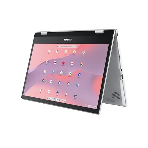 Chromebook Flip CX1 Convertible Laptop, 14" FHD NanoEdge 360-degree Touchscreen, Intel Celeron N4500 Processor