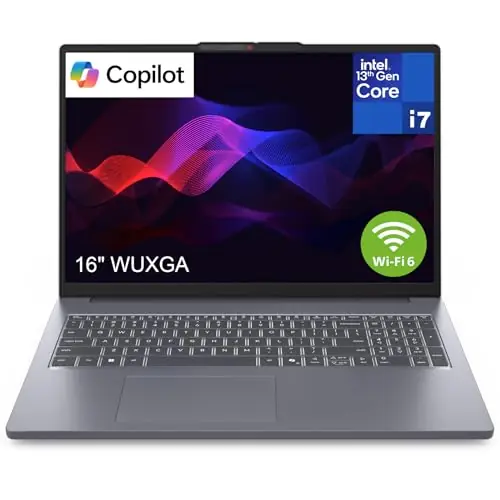 Lenovo ideaPad 16" Laptop Computer for Student Home Study with Lifetime Office 365