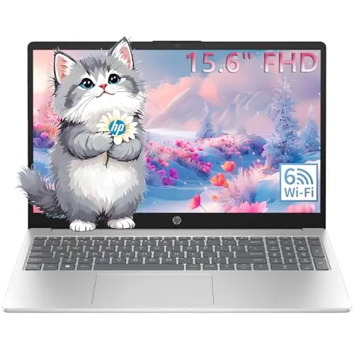 HP Essential Laptop for Home and Student with Office 365, 2026 Edition, 16GB RAM - 512GB SSD - Intel Processor - FHD Display