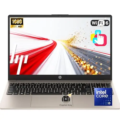 HP Latest 15.6" FHD Touchscreen Laptop for Business and Student Intel 13th 8 Cores i3 CPU (Beat 11th i5) 8GB RAM