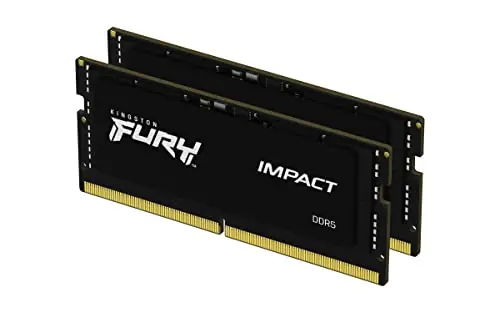 Kingston FURY Impact 64GB (2x32GB) 5600MT/s DDR5 CL40 Laptop Memory Kit of 2 Lower Power Comsumption Intel XMP 3.0