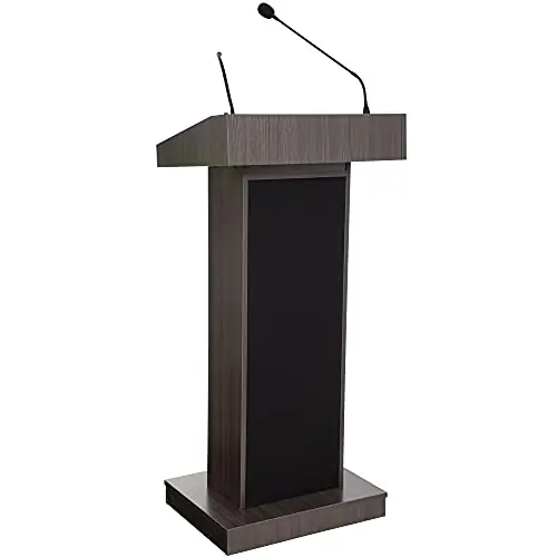 OEF Furnishings CoreSound Podium Series Sound Lectern (No Microphone, AC Powered