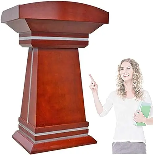 Lectern Podium Stand, Podium Wood Stand Podium Stand Used for Floor Podium Podium Chair Reception Desk