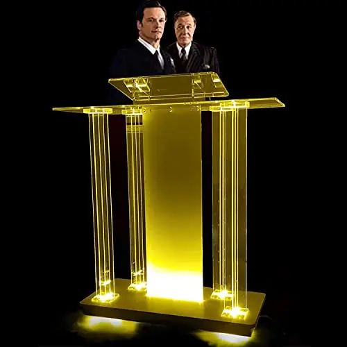Podium Podium Acrylic Lectern Pulpit Clear Podium Stand, Floor Podium,Church Podium