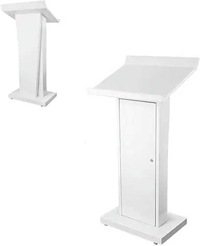 Podium Stand, Floor Standing Podium, Lectern Podium for Classroom, Churches
