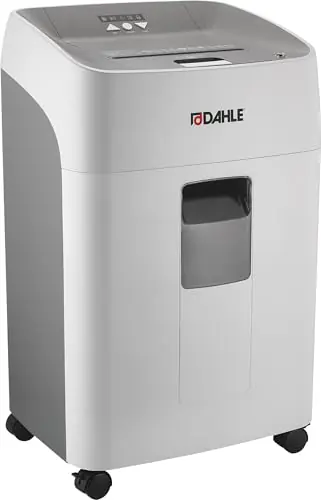 Dahle ShredMATIC SM 300 Auto Feed Paper Shredder, 300-Sheet Capacity, Cross-Cut, P-4 Security, Jam-Free & Oil-Free