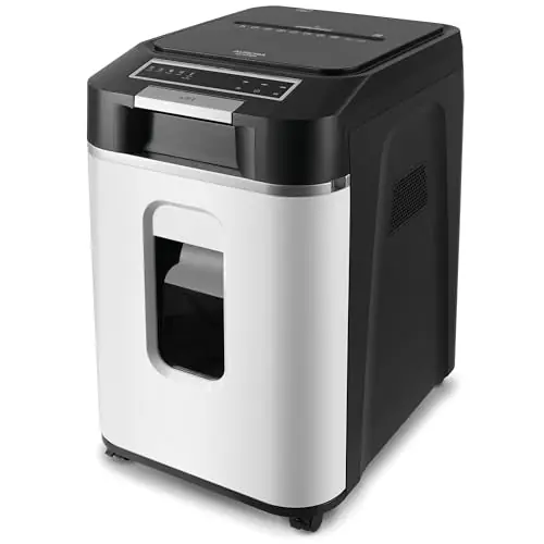 Aurora Commercial Grade 220-Sheet Auto Feed High Security Micro-Cut Paper Shredder