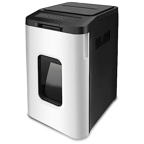 Aurora Commercial Grade 400-Sheet Auto Feed High-Security Micro-Cut Paper Shredder/ 240 Minutes