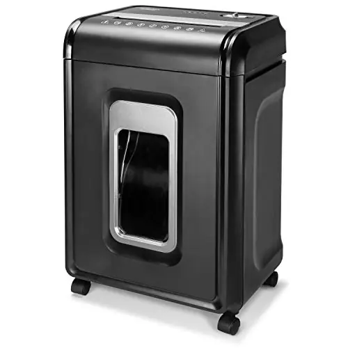 Heavy Duty Anti-Jam 18-Sheet Crosscut Shredder/60 Min Run Time