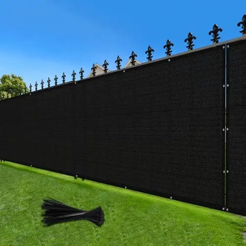 Fence Privacy Screen Outdoor Mesh Fencing Covers Screen Fence Wind Block with Grommets for Patio Garden