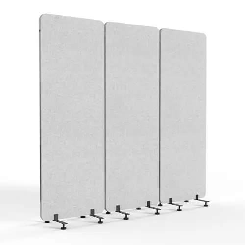 Room Divider Screen, Freestanding Privacy Partition Wall