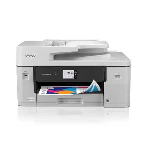 Brother INKvestment 6560 Wireless Color Inkjet All-in-One Printer with 11”x17” Capabilities and 2.7”