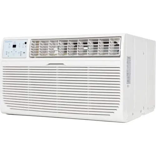 Keystone 8,000 BTU Wall Mounted Air Conditioner and Dehumidifier, 115V, Wall Unit for Bedroom, Bathroom, Small-Medium Sized Rooms up to 350 Sq.Ft., Quiet, High Efficiency Wall Mounted AC Unit, White
