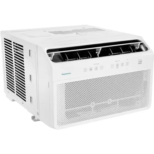 Keystone 10,000 BTU Window Mounted Inverter Air Conditioner, 115V, Energy Star Window Air Conditioner for Rooms up to 450-Sq.Ft. with Quiet Operation and Remote Control