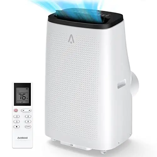 15000 BTU Portable Air Conditioner, 3-in-1 Indoor AC Unit with Cooling, Dehumidifier, Fan, 24-Hour Timer, Remote Control & Full Window Installation Kit – Cools Rooms Up to 850 Sq. Ft, 115V