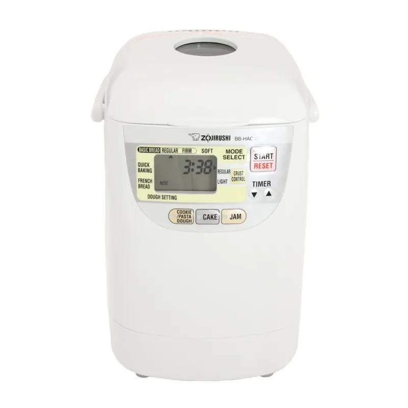 Zojirushi BB-HAC10 Home Bakery 1-Pound-Loaf Programmable Mini Breadmaker, White