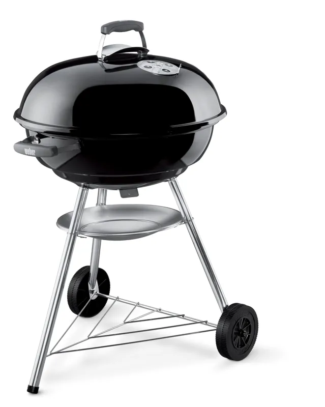 Weber Jumbo Joe Premium Charcoal Grill, 22‑Inch, Black – Portable Outdoor BBQ Grill with Durable Plated Steel Grates, Porcelain‑Enameled Bowl & Precision Airflow Control