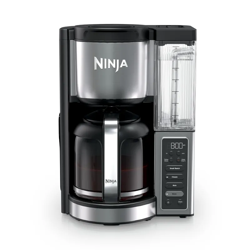 Ninja Fresh Brew™ Drip Coffee Maker Programmable 14Cup Glass Carafe, Brew Classic & Rich, 70oz Removable Water Reservoir Small Batch, Delay Brew, Adjustable Warming Plate Stainless Steel CE451
