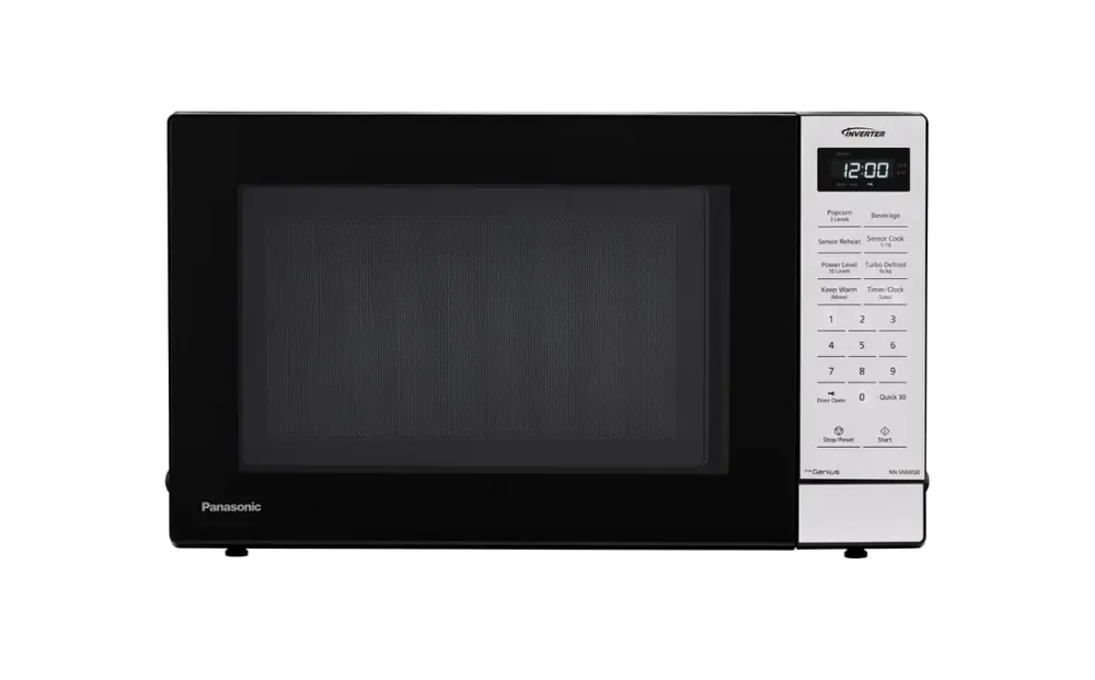 Panasonic 1.2 cu. ft. Inverter Microwave 1250W - NN-SN68QB (Renewed)