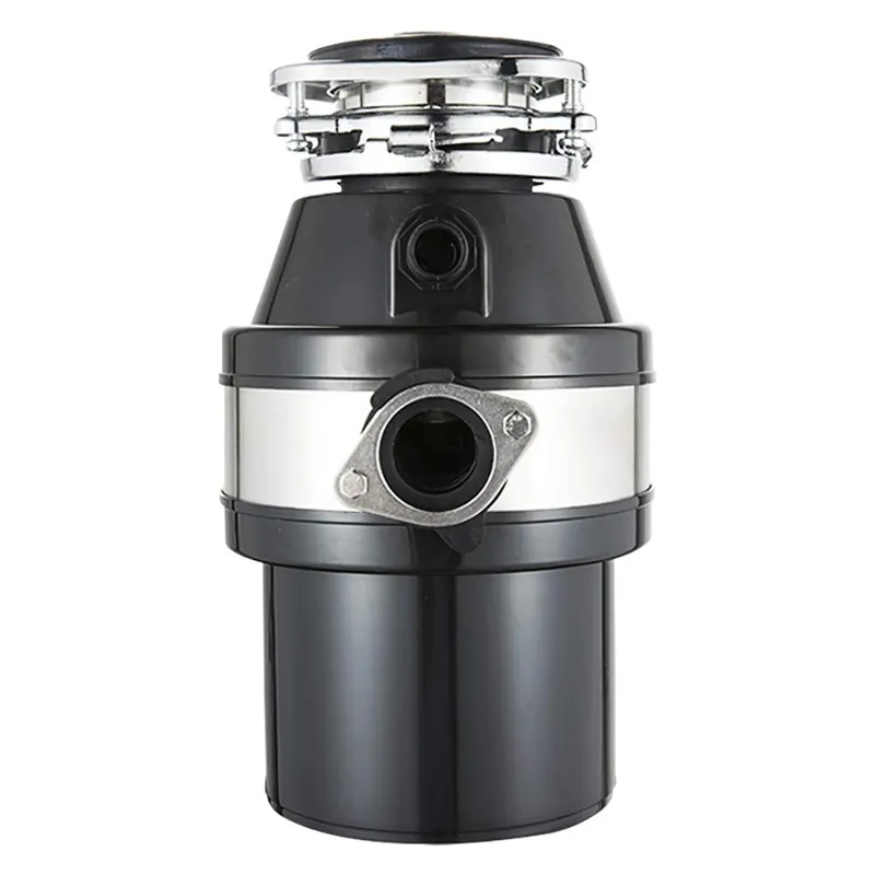 CGOLDENWALL Food Garbage Disposal Garbage Crusher Food Waste Disposer Device Stainless steel Grinder Household Kitchen Food Grinding Processor 560W (black)
