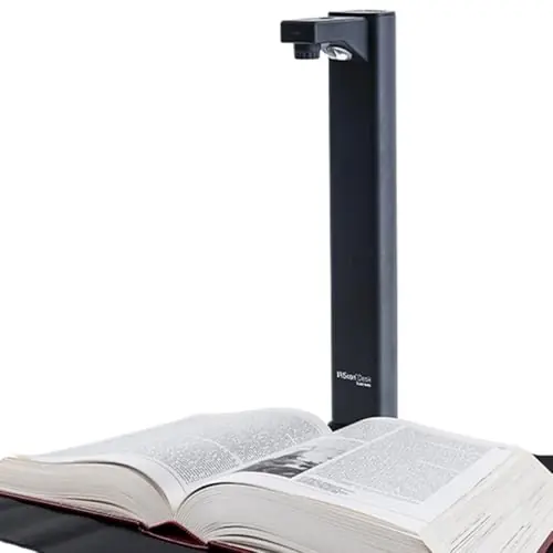 Desk Document Scanner, Book Scanner - v7Bus 4K UltraHD,24MP, 600dpi,Portable Scanner,Visualize