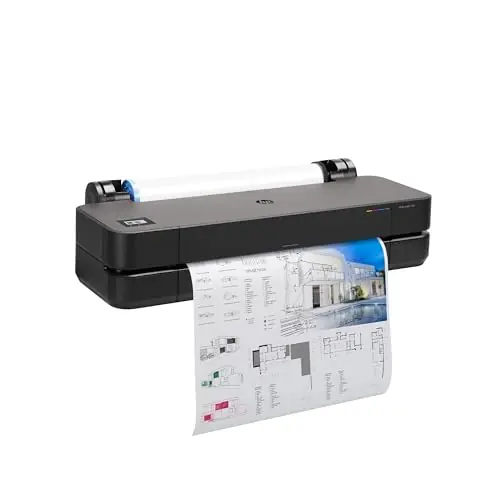 Large Format Color Plotter Printer - 24-inch, for Easy Wide Format CAD & Poster Prints
