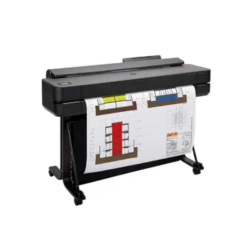 DesignJet T650 Large Format 36-inch Plotter Printer, Includes 2-Year Onsite Warranty Support
