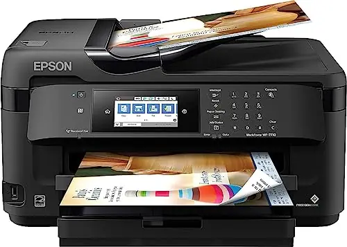 WorkForce WF-7710 Wireless Wide-format Color Inkjet Printer with Copy, Scan, Fax, Wi-Fi Direct and Ethernet