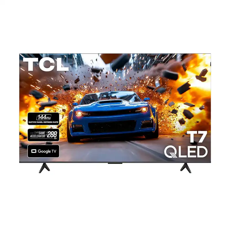 TCL 65 Inch Class T7 Series 4K QLED HDR 65T7, 2025 Model 120HZ-144HZ High Brightness Smart Google TV Dolby Atmos Audio Voice Remote Alexa Gaming Streaming Television