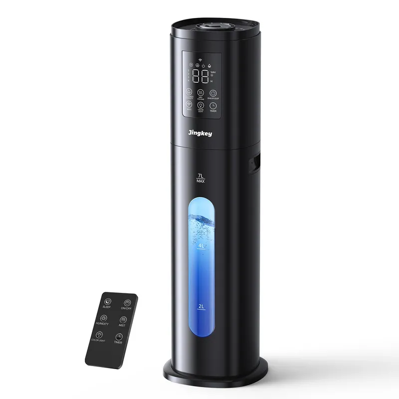 Smart Humidifiers for Bedroom Large Room with Smart App & Remote Control, 4 Mist Levels, 7L/1.85Gal Cool Mist Humidifier for Home