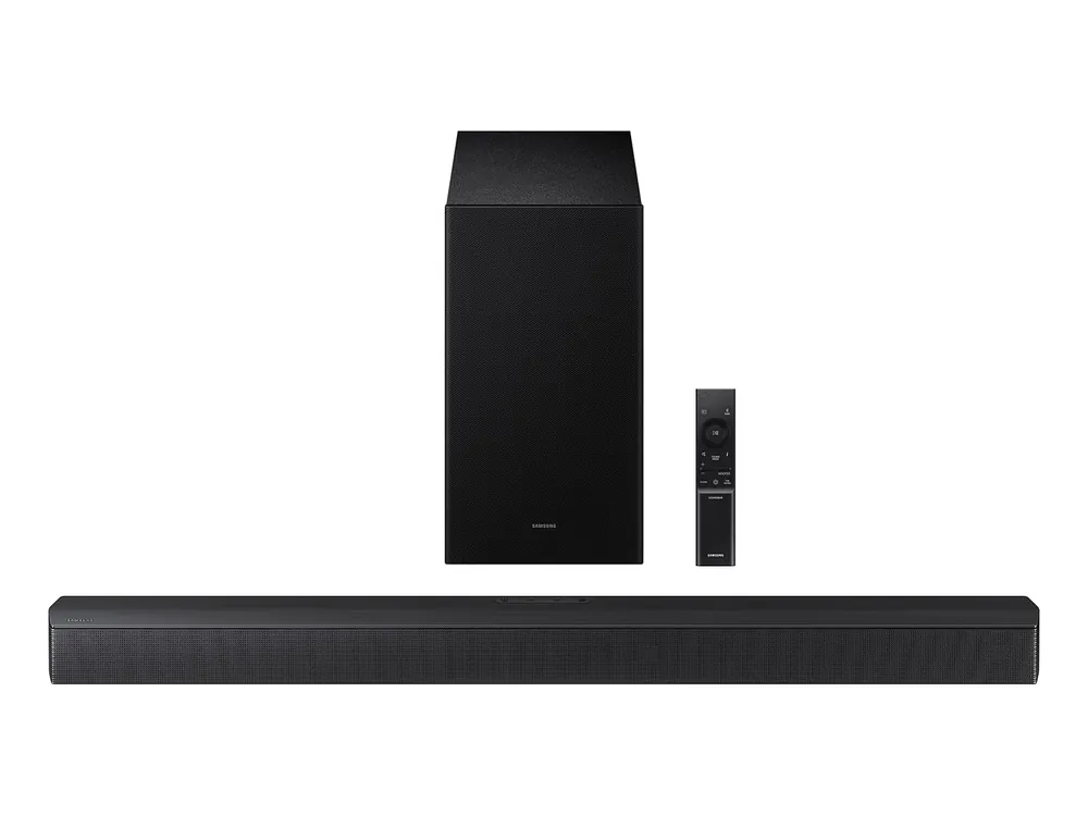 Samsung B-Series Soundbar HW-B630F 3.1 ch DTS Virtual X Soundbar with Subwoofer (2025 Model) One Remote Control, Voice Enhance Mode, Adaptive Sound